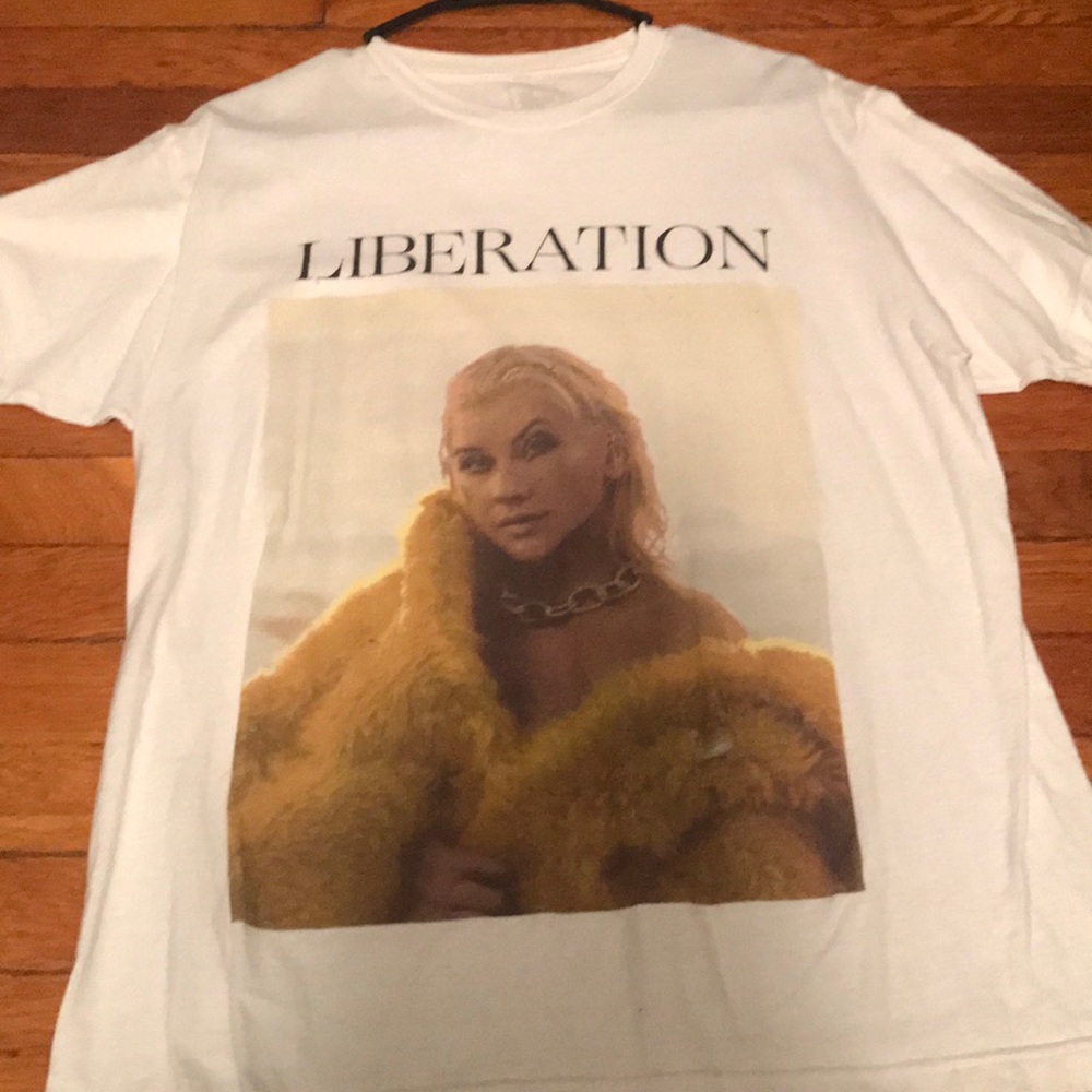 Christina Aguilera Liberation T Shirt Men’s Large